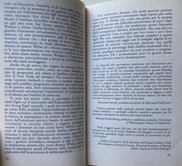 EDUCAZIONE E DISEDUCAZIONE. I RISCHI DI UN'ISTRUZIONE PRECOCE