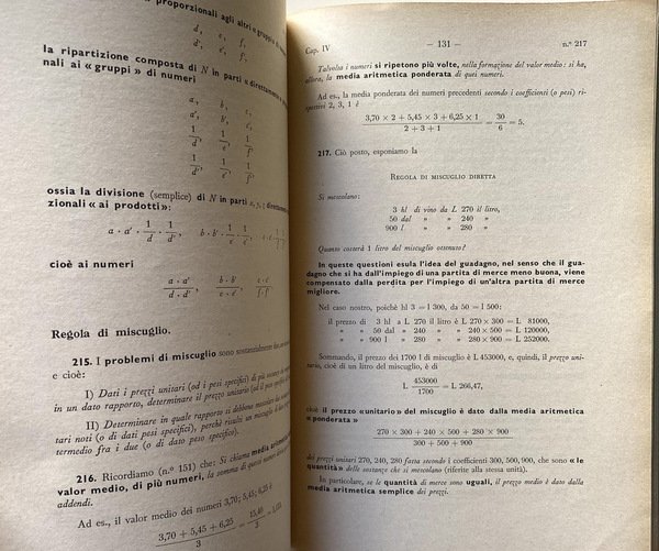 ELEMENTI DI MATEMATICA PER LE APPLICAZIONI ECONOMICO-FINANZIARIE. ARITMETICA E ALGEBRA …