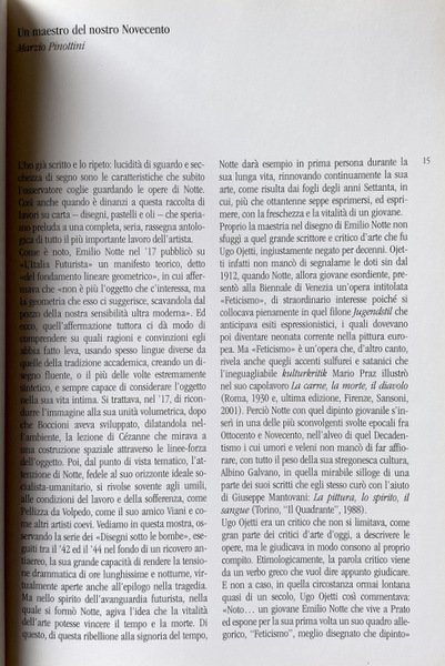 EMILIO NOTTE: DAL FUTURISMO AGLI ANNI SETTANTA. OPERE SU CARTA