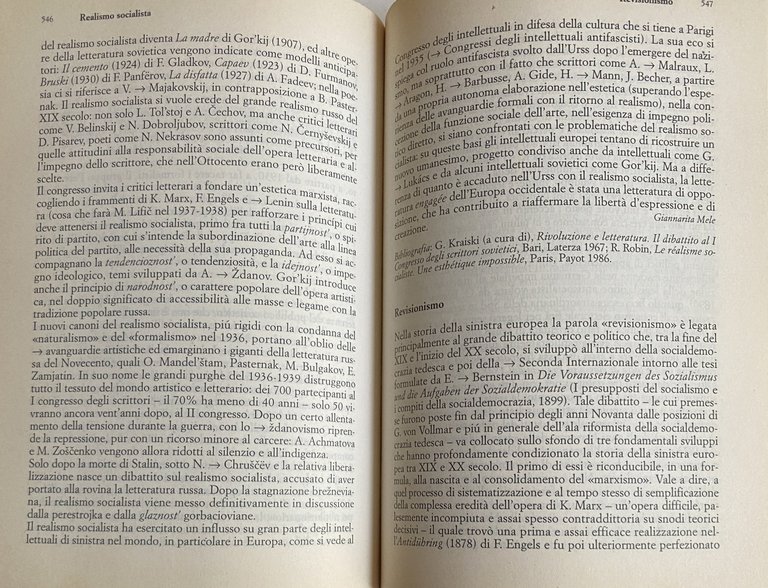 ENCICLOPEDIA DELLA SINISTRA EUROPEA NEL XX SECOLO. (DIRETTA DA ALDO …