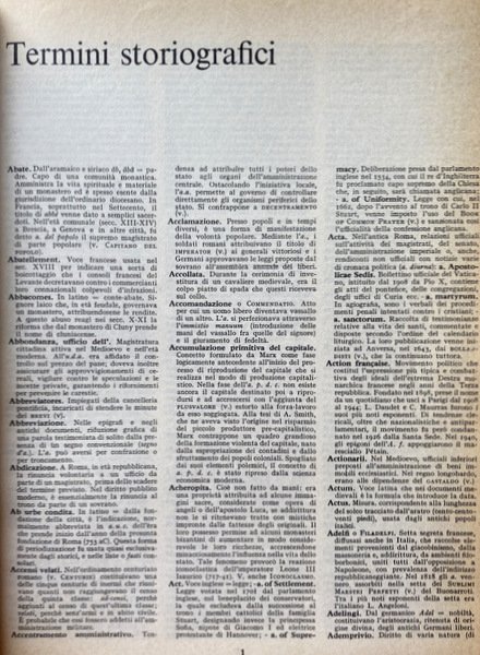 ENCICLOPEDIA STORICA. TERMINI STORIOGRAFICI, PERSONAGGI STORICI, STATI E POPOLI, CRONOLOGIA …
