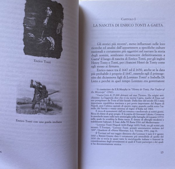 ENRICO TONTI (GAETA, ITALIA, 1647-MOBILE, ALABAMA, USA, 1704): PADRE DELL'ILLINOIS, …