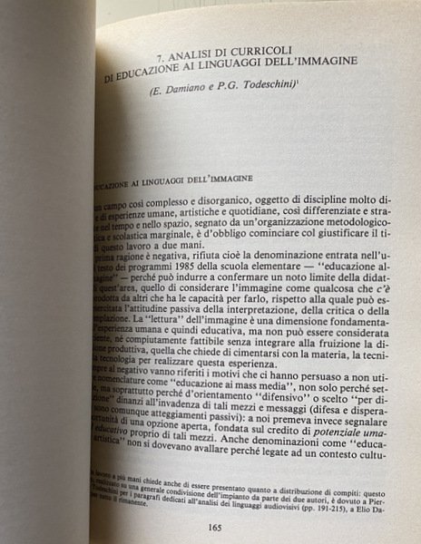 EPISTEMOLOGIA E DIDATTICA. ANALISI DI CURRICOLI PER LA SCUOLA ELEMENTARE. …