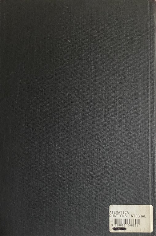 ÉQUATIONS INTÉGRALES DE LA THÉORIE DE L'ÉLASTICITÉ