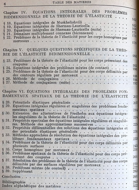 ÉQUATIONS INTÉGRALES DE LA THÉORIE DE L'ÉLASTICITÉ