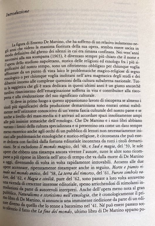 ERNESTO DE MARTINO. DALLA CRISI DELLA PRESENZA ALLA COMUNITÀ UMANA