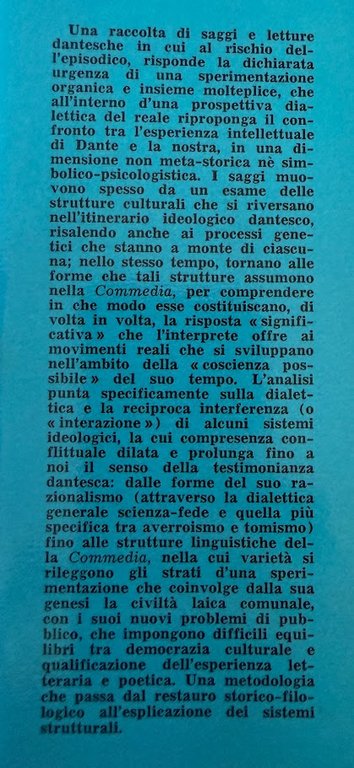 ESPERIENZE E/DI LETTURE DANTESCHE (TRA IL 1966 E IL 1970) | Immagine Gallery 6