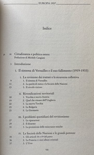 EUROPA 1937. GUERRE ESTERNE E GUERRE CIVILI. A CURA DI …