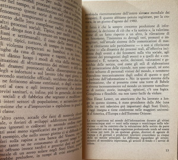 FA NOTIZIA. FONTI, PROCESSI, TECNOLOGIE E SOGGETTI NELLA MACCHINA DELL'INFORMAZIONE