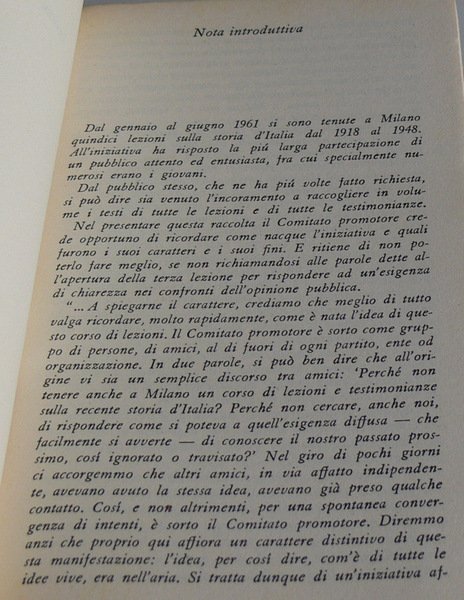 FASCISMO E ANTIFASCISMO (1918-1936). LEZIONI E TESTIMONIANZE. (VOLUME 2)