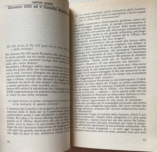 FEDE, STORIA, MORALE. INTERVISTA DI GIANNI LICHERI