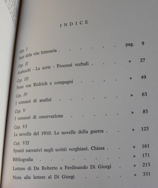 FEDERICO DE ROBERTO: LA VITA E L'OPERA