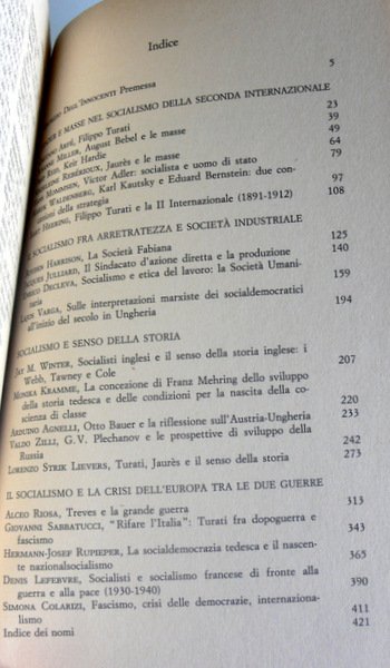 FILIPPO TURATI E IL SOCIALISMO EUROPEO. A CURI DI MAURIZIO …