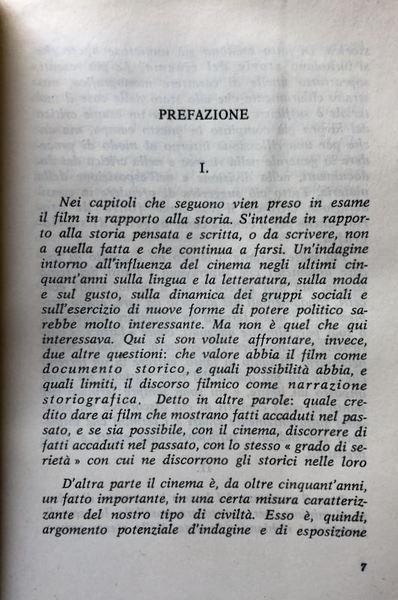 FILM: STORIA E STORIOGRAFIA