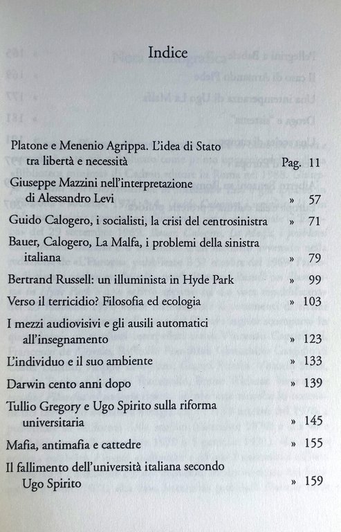 FILOSOFIA COME POLITICA