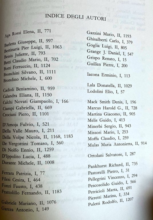 FONTI E PROBLEMI DELLA POLITICA COLONIALE ITALIANA. Atti del convegno …