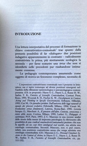 FORMAZIONE E CONTESTO. ITINERARI TEORICI E PERCORSI ANTOLOGICI. CON FLOPPY …