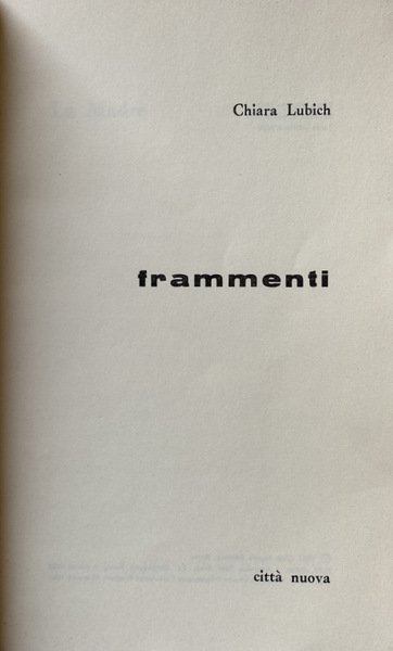 FRAMMENTI