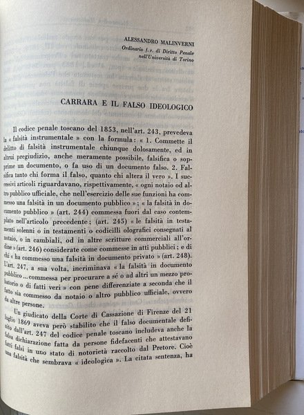 FRANCESCO CARRARA NEL PRIMO CENTENARIO DELLA MORTE. ATTI DEL CONVEGNO …