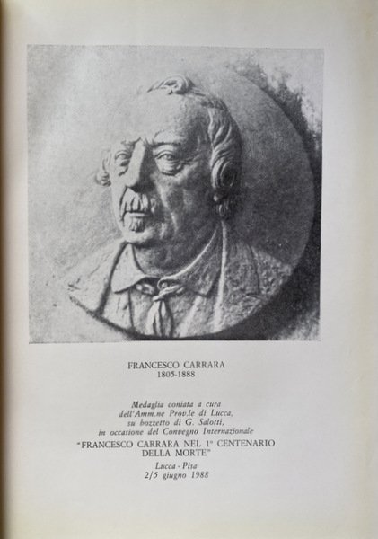 FRANCESCO CARRARA NEL PRIMO CENTENARIO DELLA MORTE. ATTI DEL CONVEGNO …