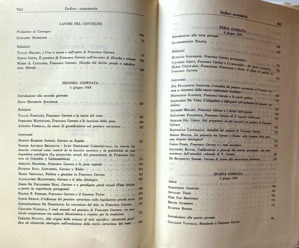 FRANCESCO CARRARA NEL PRIMO CENTENARIO DELLA MORTE. ATTI DEL CONVEGNO …