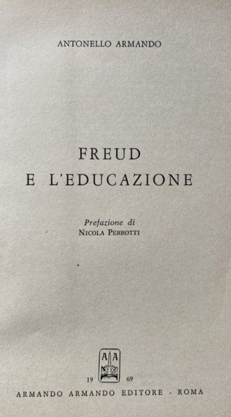 FREUD E L'EDUCAZIONE