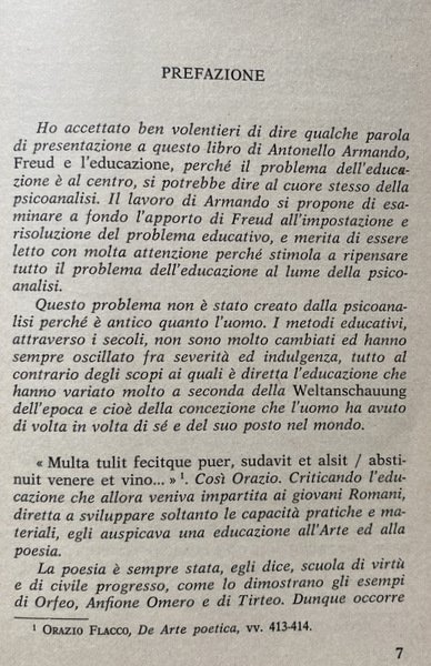 FREUD E L'EDUCAZIONE