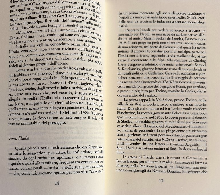 FUORI DALLE OMBRE D.H. LAWRENCE E L'ITALIA DEL SUD. RACCONTI, … | Immagine Gallery 11