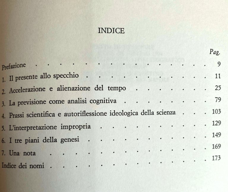 FUTURO LOGICO E TEMPO STORICO