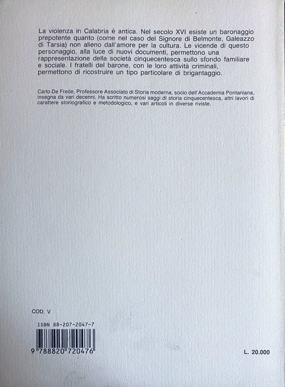 GALEAZZO DI TARSIA. POESIA E VIOLENZA NELLA CALABRIA DEL CINQUECENTO | Immagine Gallery 6