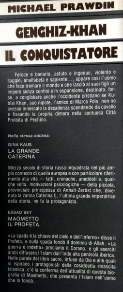 GENGHIZ-KHAN IL CONQUISTATORE. (GENGIS-KHAN)