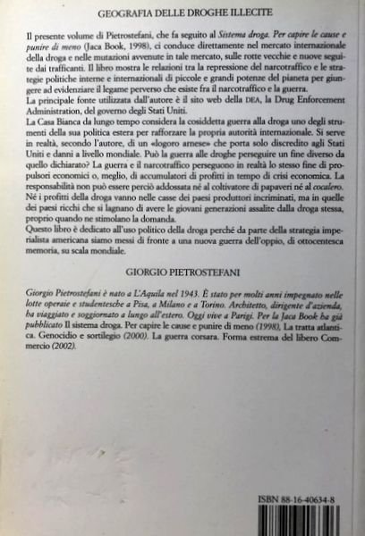 GEOGRAFIA DELLE DROGHE ILLECITE. GUERRA ALLA DROGA = DROGA ALLA …