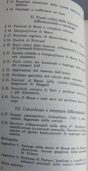 GEOMETRIA CONTEMPORANEA 3. METODI DELLA TEORIA DELLE OMOLOGIE