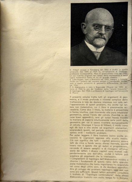 GEOMETRIA INTUITIVA. COMPLEMENTI DI TOPOLOGIA DI PAVEL SERGEEVIC ALEKSANDROV