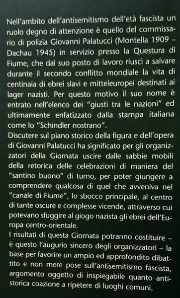 GIOVANNI PALATUCCI: LA SCELTA, LE DIFFERENZE