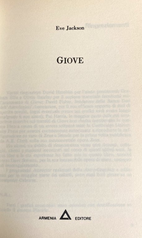 GIOVE. ANATOMIA ASTROLOGICA DI UN PIANETA