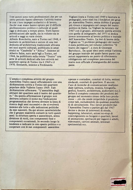 GIUBILATE. IL TEATRO DI STRADA MANUALE PER FARE E DISFARE …