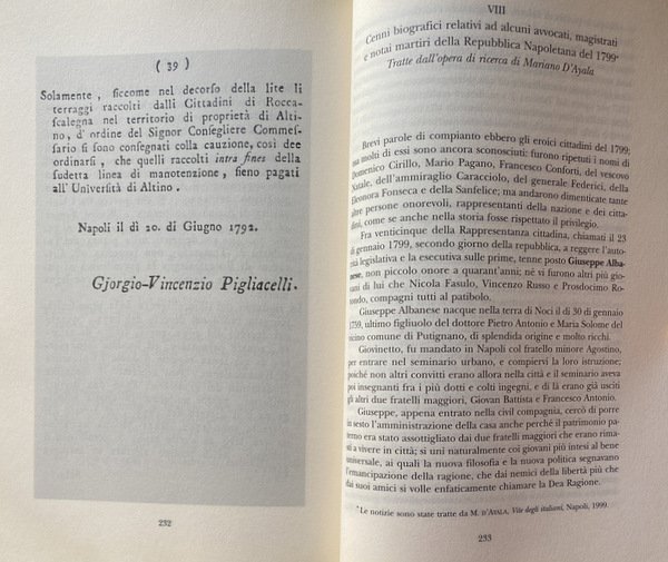 GJORGIO VINCENZIO PIGLIACELLI: AVVOCATO FRA MASSONERIA E RIVOLUZIONE MINISTRO DELLA …