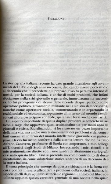 GLI ANNI DELLA FRETTA. UN PERIODO CRUCIALE DELLA STORIA ITALIANA …