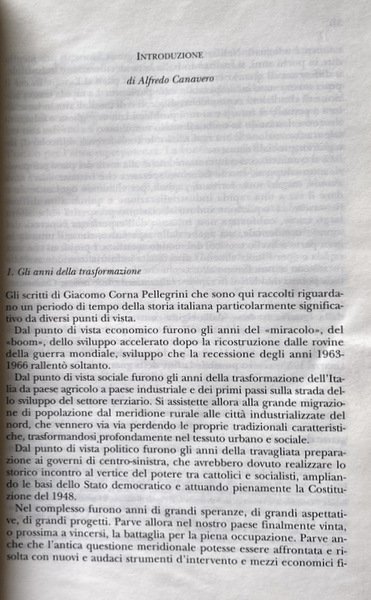 GLI ANNI DELLA FRETTA. UN PERIODO CRUCIALE DELLA STORIA ITALIANA …