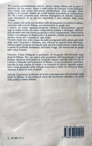 GLI ANNI DELLA FRETTA. UN PERIODO CRUCIALE DELLA STORIA ITALIANA …