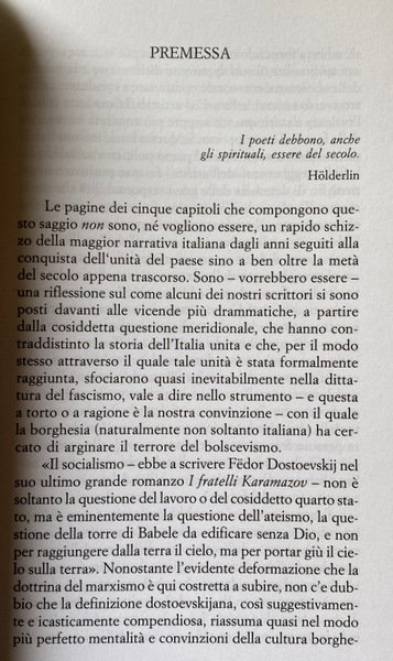 GLI SCRITTORI E LA STORIA. IL ROMANZO ITALIANO DA VERGA …