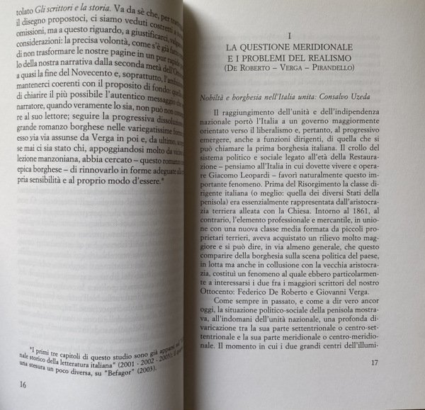 GLI SCRITTORI E LA STORIA. IL ROMANZO ITALIANO DA VERGA …