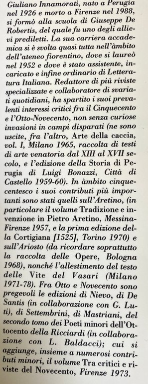 GLI STRUMENTI DEL DUBBIO. STUDI LETTERARI FRA TRECENTO E NOVECENTO.