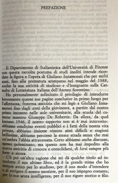 GLI STRUMENTI DEL DUBBIO. STUDI LETTERARI FRA TRECENTO E NOVECENTO.