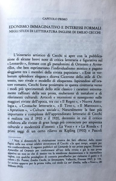 GLI SVAGHI DI ORTENSIO: BYRON, SHELLEY, KEATS E LA CRITICA …