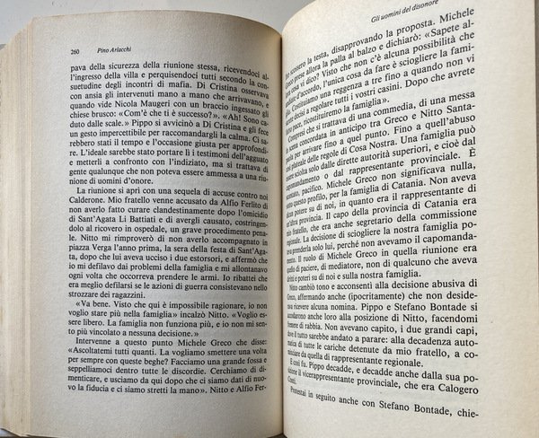 GLI UOMINI DEL DISONORE. LA MAFIA SICILIANA NELLA VITA DEL …