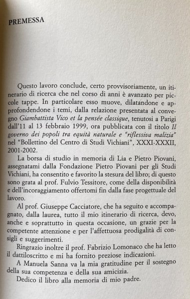 GOVERNO DEI MOLTI E RIFLESSIONE COLLETTIVA. VICO E IL RAPPORTO …