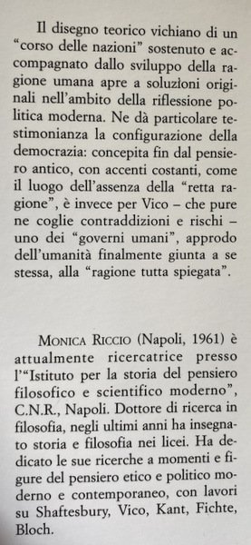 GOVERNO DEI MOLTI E RIFLESSIONE COLLETTIVA. VICO E IL RAPPORTO …