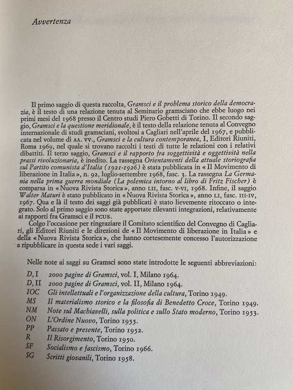 GRAMSCI E IL PROBLEMA STORICO DELLA DEMOCRAZIA